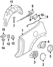 Foto de Tuerca de cubierta de parachoques Original para BMW Mini Cooper Marca BMW N�mero de Parte 51711934930