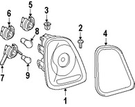 Foto de Zcalo de Luz Trasera Original para Mini Cooper Cooper Mini Cooper Cooper Paceman Marca BMW Nmero de Parte 63212756177