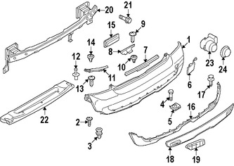 Foto de Clip del aislamiento del capo Original para BMW Mini Cooper Marca BMW Nmero de Parte 51481915964