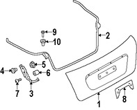 Foto de Marco de placa Original para BMW Mini Cooper Marca BMW N�mero de Parte 51187160607