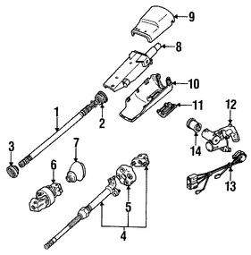 Foto de Conjunto Cilindro de Encendido Original para BMW Marca BMW Nmero de Parte 32321152474