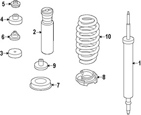 Foto de Muelle Helicoidal Original para BMW 135i BMW 135is BMW 128i Marca BMW N�mero de Parte 33536784685