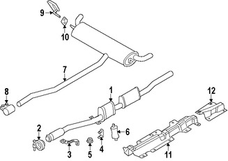 Foto de Abrazadera de escape Original para BMW Mini Cooper Marca BMW Nmero de Parte 18307536426