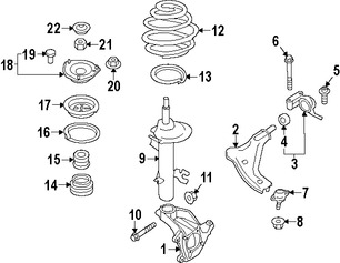 Foto de Rtula de Suspensin Original para Mini Cooper Cooper Countryman Mini Cooper Cooper Paceman Marca BMW Nmero de Parte 31109803662