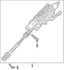 Foto de Columna de Direccion Original para Mini Cooper Cooper Countryman Mini Cooper Cooper Paceman Marca BMW Nmero de Parte 32309804697