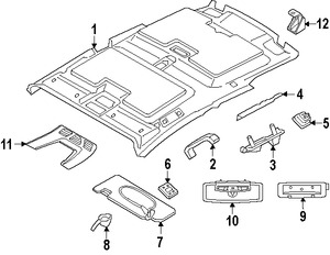 Foto de Luz de mapa Original para BMW i3 2014 2015 2016 2017 Marca BMW N�mero de Parte 63319219497