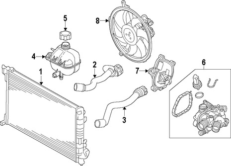 Foto de Manguera del Calentador de HVAC Original para Mini Cooper Cooper 2007 Marca BMW Nmero de Parte 64217609823