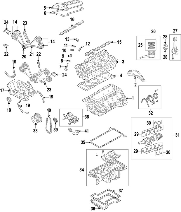 Foto de Motor Completo Original para BMW 650i xDrive BMW 650i xDrive Gran Cou BMW 750Li xDrive BMW 750i xDrive Marca BMW N�mero de Parte 11002346945