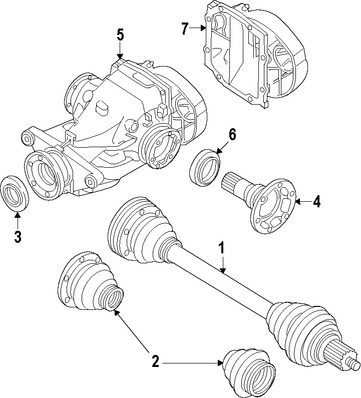 Foto de Rodamiento de Soporte Eje Propulsor Central Original para BMW M6 BMW M6 Gran Coupe Marca BMW N�mero de Parte 26122284496