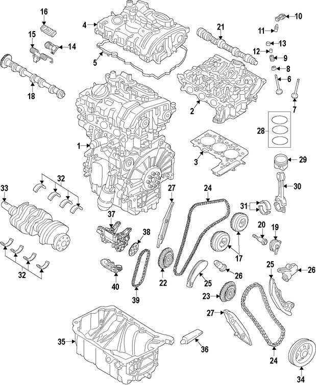 Foto de Engranaje del rbol de levas Original para BMW  BMW 740i BMW 340i Mini Cooper Cooper Countryman Mini Cooper Cooper Marca BMW Nmero de Parte 11368617693