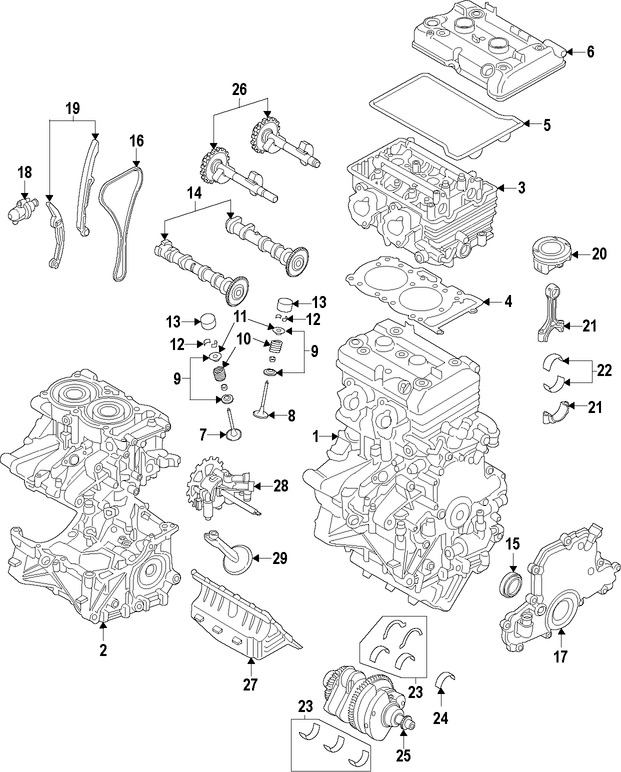 Foto de Seguidor del rbol de levas Original para BMW i3 2014 2015 2016 2017 Marca BMW Nmero de Parte 11347728383