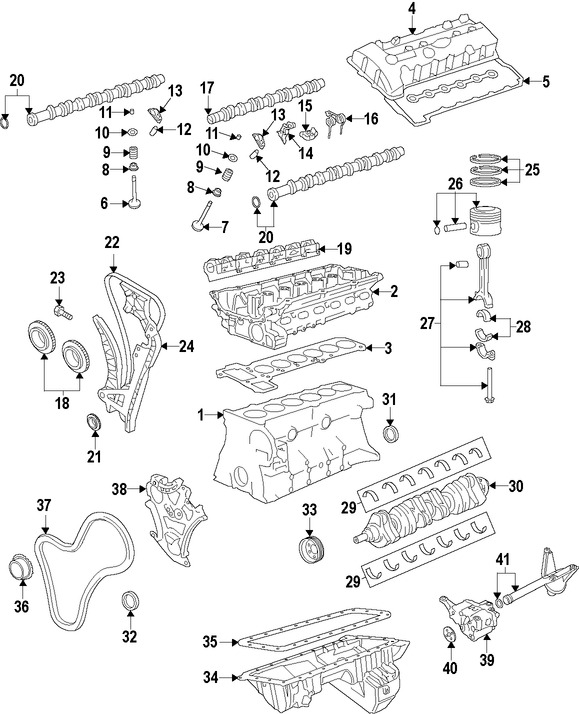 Foto de Arbol de Levas Original para BMW 540i 2017 BMW  2017 BMW 740i 2016 2017 Marca BMW Nmero de Parte 11378630463