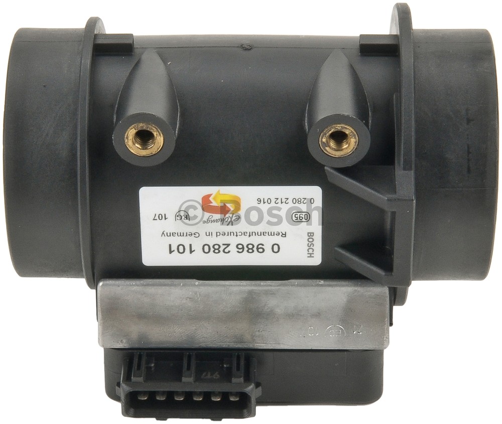 Foto de Sensor de flujo masa de aire para Volvo 240 Volvo 244 Volvo 245 Volvo 740 Volvo 760 Volvo 780 Volvo 940 Marca BOSCH N�mero de Parte 0986280101 Remanufacturado