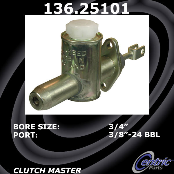 Foto de Cilindro Maestro del Embrague Premium Cylinder-Preferred para MG MGB 1981 Marca CENTRIC PARTS Nmero de Parte 136.25101