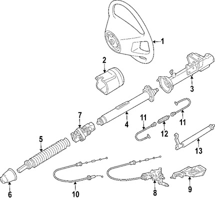 Foto de Cable de Cambio Transmisin Original para Chrysler Crossfire 2005 2006 2007 2008 2004 Marca CHRYSLER Nmero de Parte 5098492AA