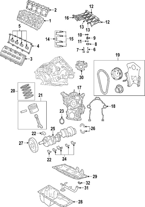 Foto de Vlvula de Escape del Motor Original para Chrysler 300 Chrysler  Jeep Grand Cherokee Jeep Commander Dodge Magnum Dodge Charger Marca CHRYSLER Nmero de Parte 53021551AB