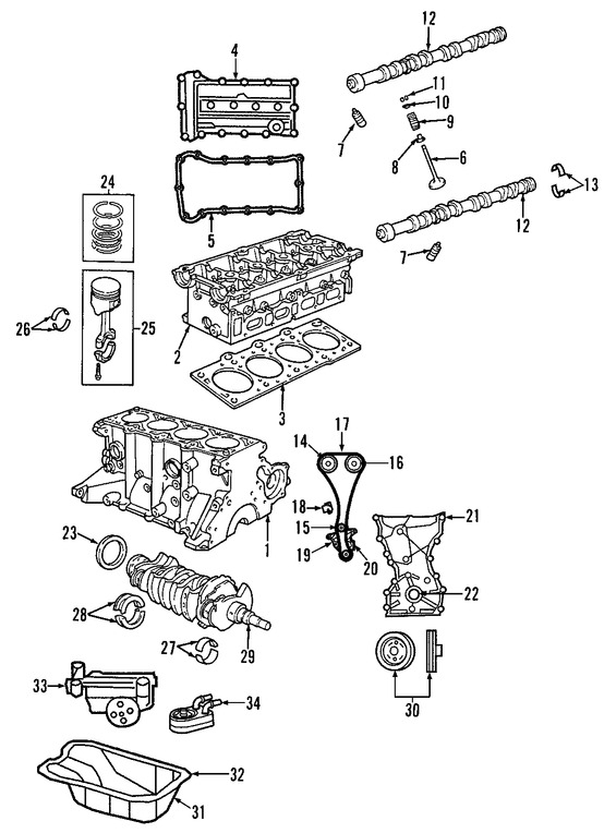 Foto de Culata del motor Original para Dodge Caliber 2008 2009 Marca CHRYSLER Nmero de Parte 68011565AC