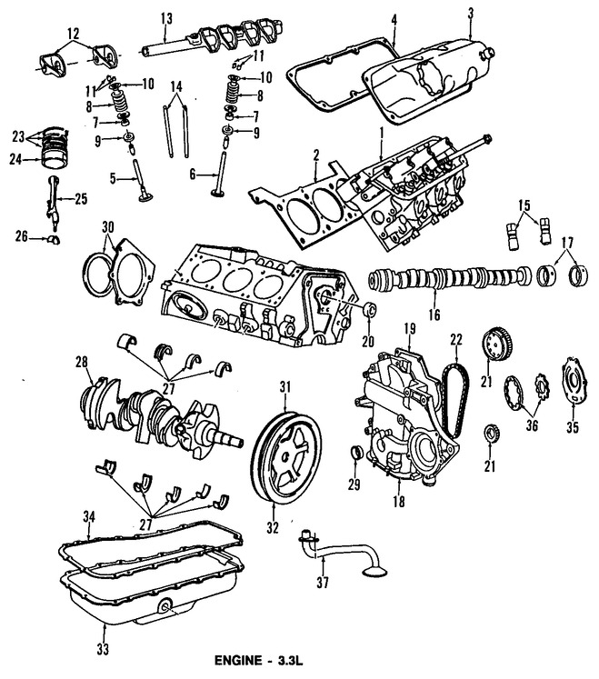 Foto de Empacadura de la culata Original para Chrysler Dodge Plymouth Eagle Marca CHRYSLER Nmero de Parte 4694217