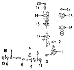 Foto de R�tula de direcci�n Original para Chrysler Concorde Chrysler LHS Chrysler 300M Dodge Intrepid Marca CHRYSLER N�mero de Parte 4782124AB