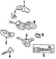 Foto de Interruptor de encendido Original para Chrysler Concorde Chrysler LHS Chrysler New Yorker Chrysler 300M Dodge Intrepid Eagle Vision Marca CHRYSLER Nmero de Parte 4760844AB