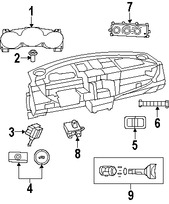 Foto de Panel de Instrumentos Original para Chrysler Sebring 2010 Marca CHRYSLER Nmero de Parte 5172736AE