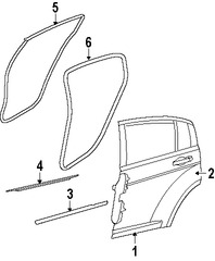 Foto de Carcasa de puerta Original para Chrysler Sebring Chrysler 200 Marca CHRYSLER N�mero de Parte 5074525AE