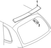 Foto de Aler�n / Spoiler Original para Chrysler PT Cruiser 2006 2007 2008 2009 2010 Marca CHRYSLER N�mero de Parte ZW65TZZAC
