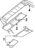 Foto de Parasol / Visera Original para Chrysler Sebring 2008 2009 2010 Marca CHRYSLER N�mero de Parte 1HW51DW1AB