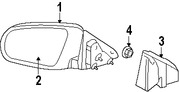 Foto de Espejo retrovisor exterior Original para Chrysler Sebring 2010 Marca CHRYSLER Nmero de Parte 1AL051BSAD