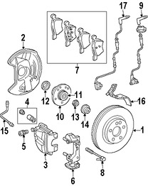 Foto de Tuerca de Eje Original para Chrysler Crossfire 2004 2005 2006 2007 2008 Marca CHRYSLER N�mero de Parte 5097843AA