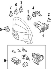 Foto de Conjunto Cilindro de Encendido Original para Chrysler Crossfire 2004 2005 2006 2007 2008 Marca CHRYSLER N�mero de Parte 5101014AA