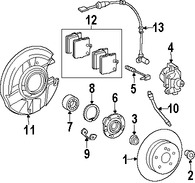 Foto de Tuerca de Junta de Homocinetica Original para Chrysler Crossfire 2004 2005 2006 2007 2008 Marca CHRYSLER N�mero de Parte 5096387AA
