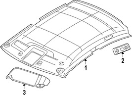 Foto de Techo Interior Original para Chrysler 300 Marca CHRYSLER N�mero de Parte 1VU11DX9AE