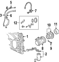 Foto de Tapa Vlvula de Servicio Aire Acondicionado Original para Chrysler PT Cruiser Marca CHRYSLER Nmero de Parte 5072866AA