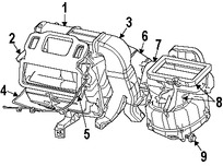 Foto de Motor de Control de Ajuste de Aire HVAC Original para Chrysler PT Cruiser 2006 2007 2008 2009 2010 Marca CHRYSLER Nmero de Parte 5179488AA