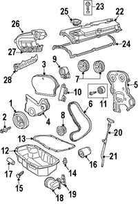 Foto de Tensor de la Cadena de Eje de Equilibrio Original para Chrysler Dodge Plymouth Jeep Marca CHRYSLER Nmero de Parte 4884473AA