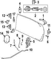 Foto de Freno de puerta Original para Chrysler PT Cruiser 2005 2006 2007 2008 Marca CHRYSLER N�mero de Parte 5067252AB