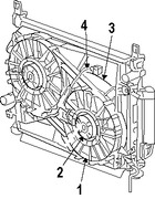 Foto de Cubierta de ventilador de enfriamiento del motor Original para Chrysler 300 Dodge Charger Dodge Challenger Marca CHRYSLER Nmero de Parte 68050294AC