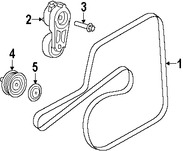 Foto de Rodillo Tensor Original para Chrysler 300 Dodge Charger Dodge Magnum Jeep Grand Cherokee Jeep Commander Marca CHRYSLER N�mero de Parte 4792835AA