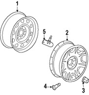 Foto de Sensor de control de presin de la llanta  Original para Jeep Dodge Chrysler Marca CHRYSLER Nmero de Parte 68078861AB