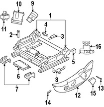 Foto de Panel lateral de Asiento Original para Chrysler 300 2008 2009 Dodge Charger 2008 2009 Marca CHRYSLER N�mero de Parte 1CM591DBAA