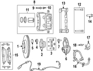 Foto de Manguera de freno hidrulico Original para Chrysler 300   Dodge Charger Marca CHRYSLER Nmero de Parte 68252498AA