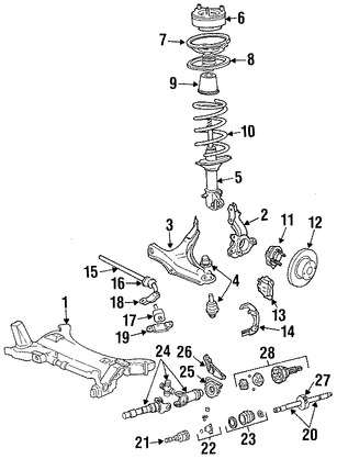 Foto de Eje propulsor Homocintica Original para Chrysler Dodge Plymouth Marca CHRYSLER Nmero de Parte 5212763