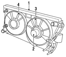 Foto de Aspa del ventilador de enfriamiento del motor Original para Chrysler Dodge Eagle Marca CHRYSLER Nmero de Parte 4592085