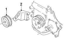 Foto de Polea Tensora Correa Accesoria Original para Chrysler Dodge Eagle Plymouth Marca CHRYSLER Nmero de Parte 3830196