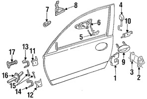 Foto de Motor Actuador de Seguro Elctrico de la puerta Original para Chrysler Concorde Chrysler LHS Chrysler New Yorker Dodge Intrepid Eagle Vision Marca CHRYSLER Parte #4769074