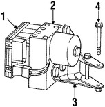 Foto de Vlvula Moduladora Frenos ABS Original para Chrysler Concorde Chrysler 300M Dodge Intrepid Marca CHRYSLER Nmero de Parte 5080683AA