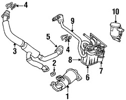 Foto de Empacadura Manguera EGR Original para Dodge Chrysler Jeep Marca CHRYSLER Nmero de Parte 4591250