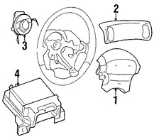 Foto de Mdulo de control del Air Bag Original para Chrysler 300M 2002 2003 Chrysler Concorde 2002 2003 Dodge Intrepid 2002 2003 Marca CHRYSLER Nmero de Parte 4602406AB