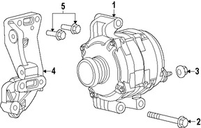 Foto de Tornillo del Alternador Original para Dodge Jeep  Fiat Chrysler Marca CHRYSLER Nmero de Parte 6104209AA